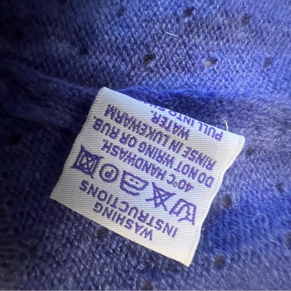 Brora Scottish 100% Cashmere Cardigan – Luxuriously Soft in Rich Blue - Picture 6 of 6